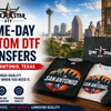 Where to Get Same-Day Custom DTF Transfers in San Antonio, Texas