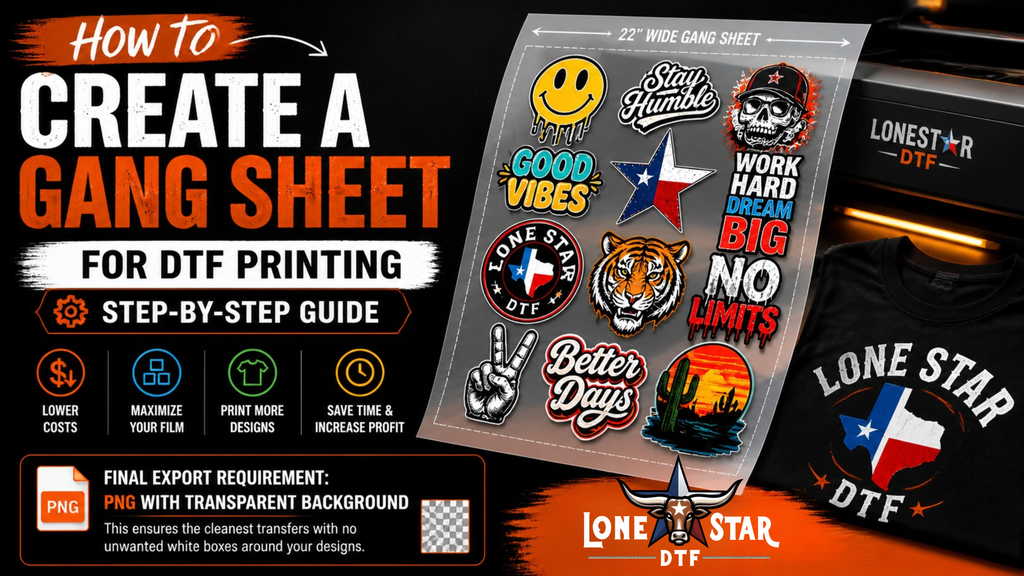 How to Create a Gang Sheet for DTF Printing (Step-by-Step Guide)
