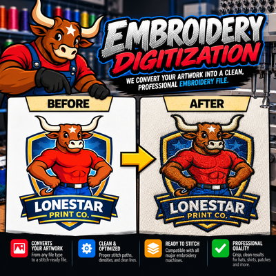 Embroidery Digitization Service