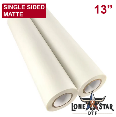 LSDTF 13" x 328FT Single Sided Matte INSTANT Hot Peel DTF Transfer Film